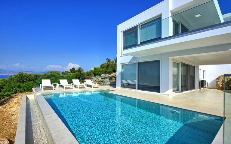 Villa Nafsika: pool, Udendørs, Udvendige