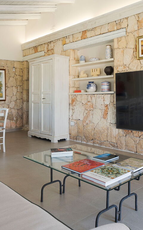 Villa Del Mito: Frokostlokale, Stue