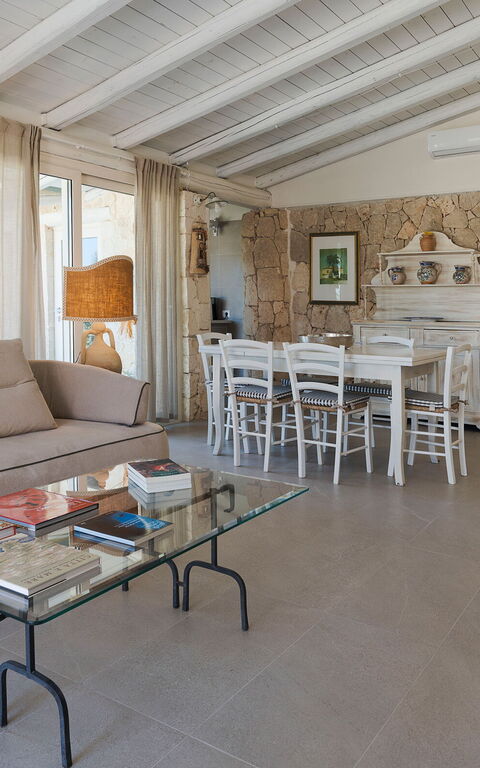 Villa Del Mito: Frokostlokale, Stue