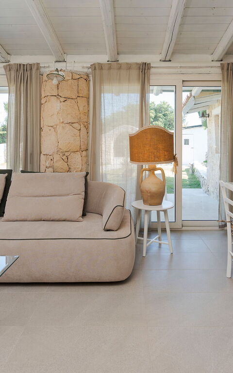 Villa Del Mito: Frokostlokale, Stue