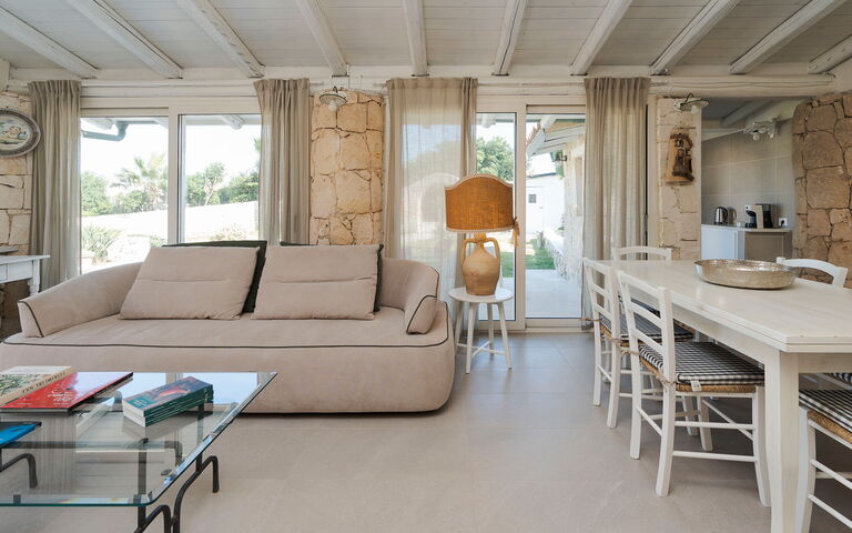 Villa Del Mito: Frokostlokale, Stue