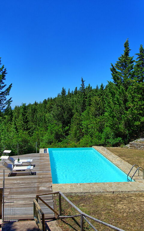 Casa Fioraie: Have, pool, Visninger