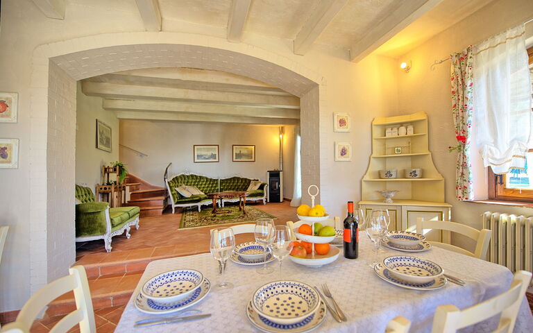 Casa Fioraie: Frokostlokale, Stue