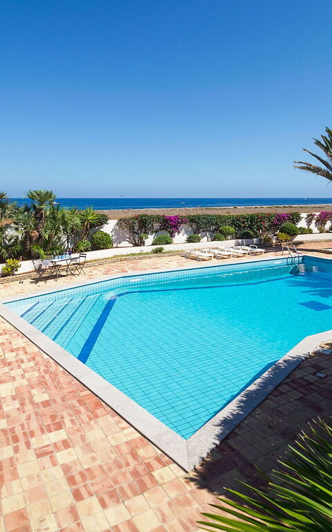 Villa Cala Mancina: pool, Udendørs