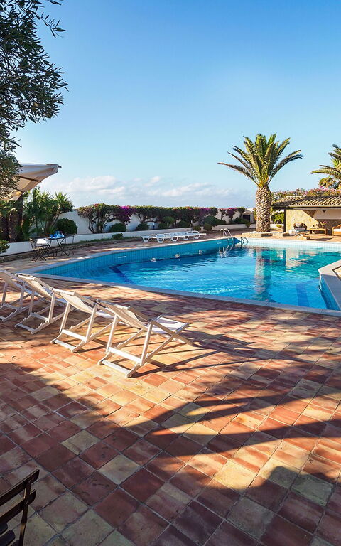 Villa Cala Mancina: pool, Udendørs