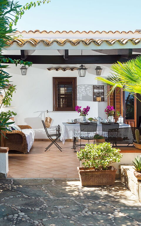 Villa Cala Mancina: Udendørs