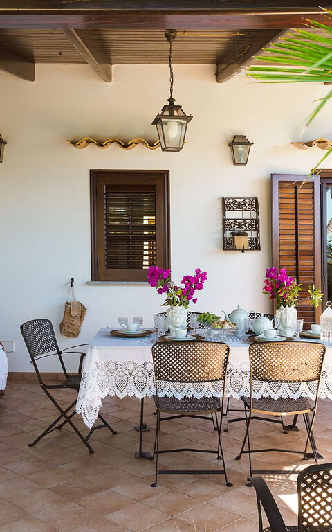 Villa Cala Mancina: Udendørs