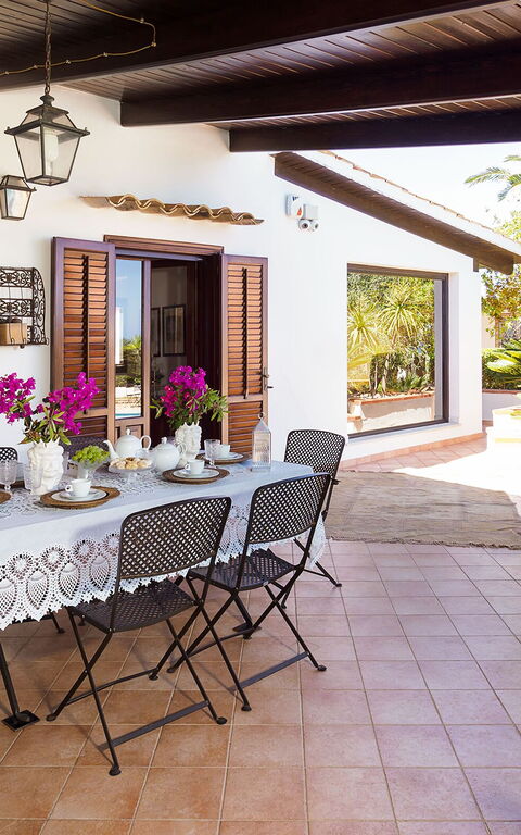 Villa Cala Mancina: Udendørs