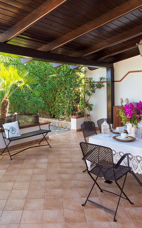 Villa Cala Mancina: Udendørs