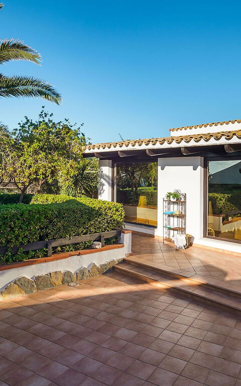 Villa Cala Mancina: Udendørs