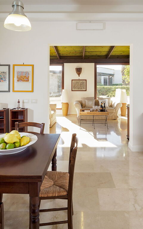 Villa Cala Mancina: Frokostlokale