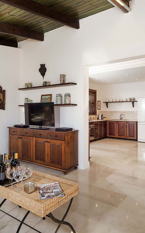 Villa Cala Mancina: Stue