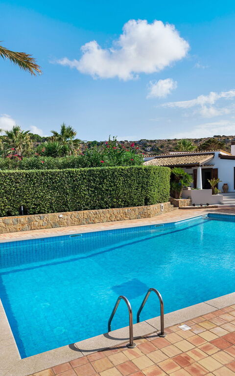 Villa Cala Mancina: pool, Udendørs, Udvendige