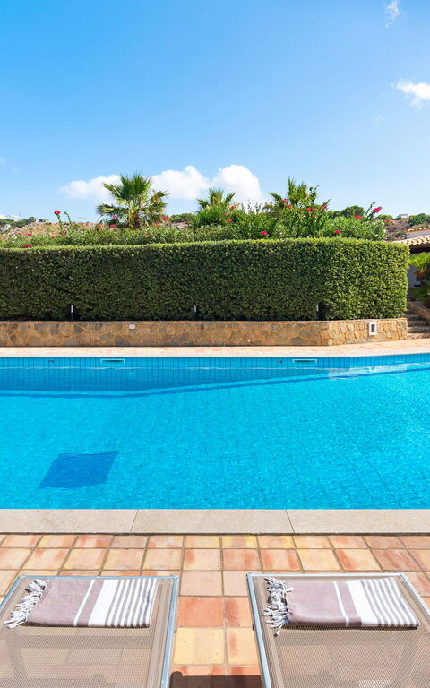 Villa Cala Mancina: pool, Udendørs, Udvendige