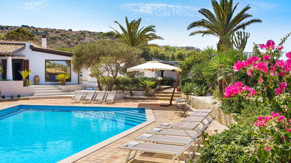 Villa Cala Mancina: pool, Udendørs, Udvendige