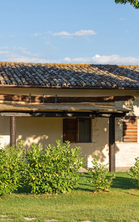 Villa Apollinare: Have, Udendørs