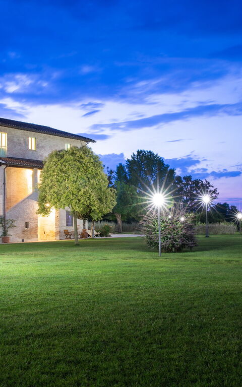 Villa Apollinare: Have, Udendørs