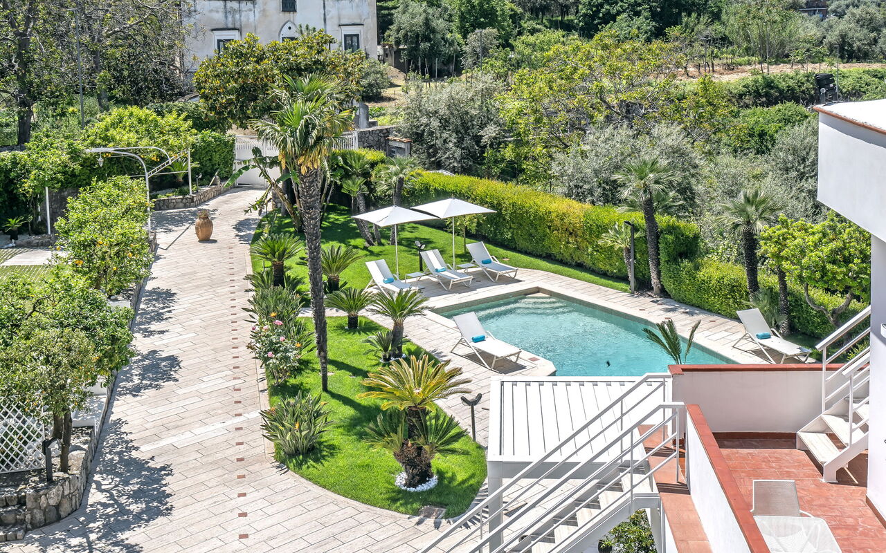 Villa Antonietta: Have, pool, Udendørs, Udvendige