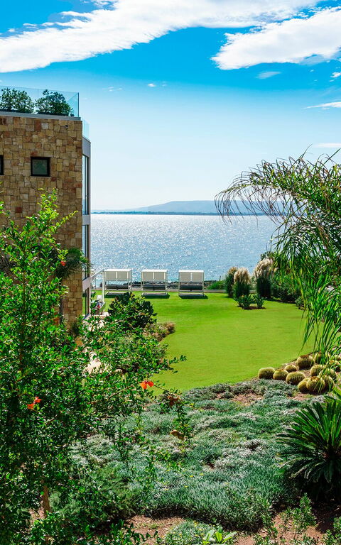 Villa Angelina: Have, Udendørs