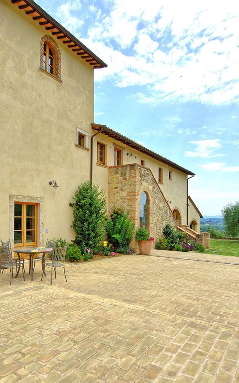 Villa Le Buche: Have, Udvendige