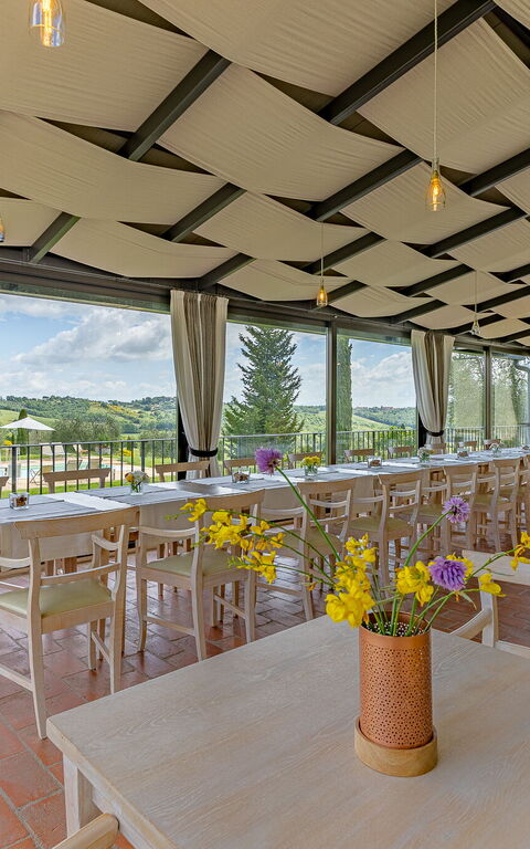 Villa Le Buche: Frokostlokale