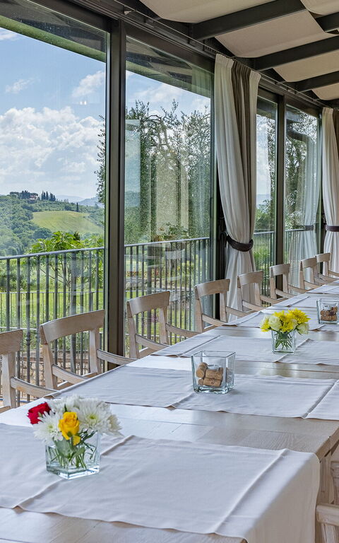 Villa Le Buche: Frokostlokale