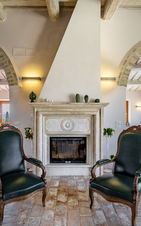 Villa Le Buche: Stue