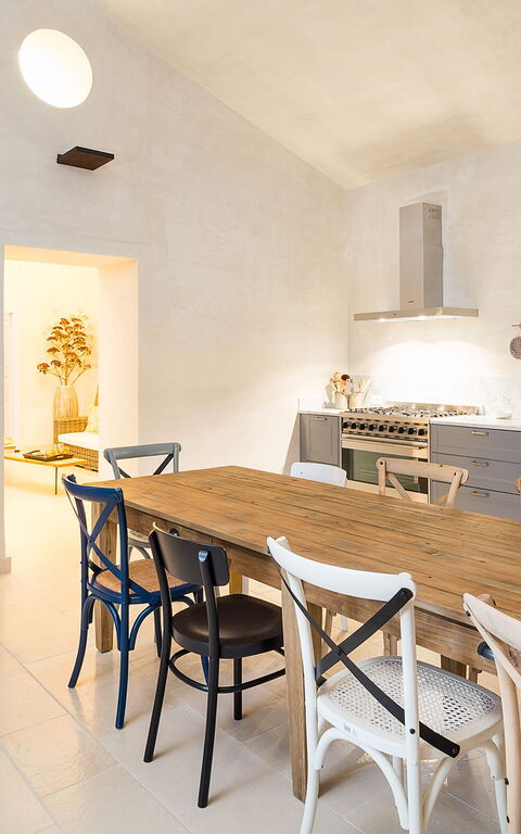 Villa Dimora Pura: Frokostlokale, Køkken