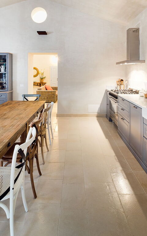 Villa Dimora Pura: Frokostlokale, Køkken