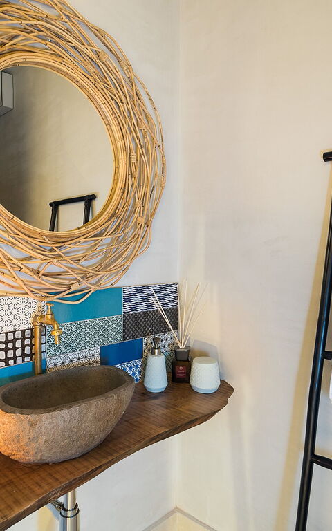 Villa Dimora Pura: Badeværelse