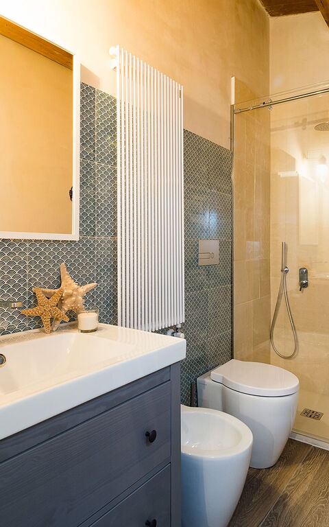 Villa Dimora Pura: Badeværelse