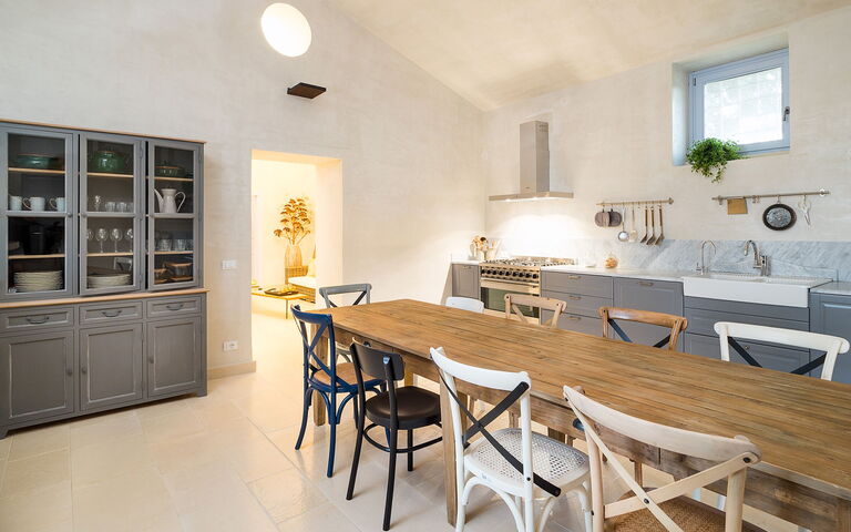 Villa Dimora Pura: Frokostlokale, Køkken