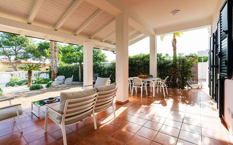 Feriebolig Euthalia: Have, Udendørs, Udvendige