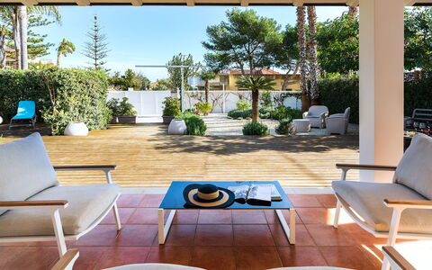 Feriebolig Euthalia: Have, Udendørs, Udvendige