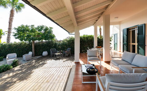 Feriebolig Euthalia: Have, Udendørs, Udvendige