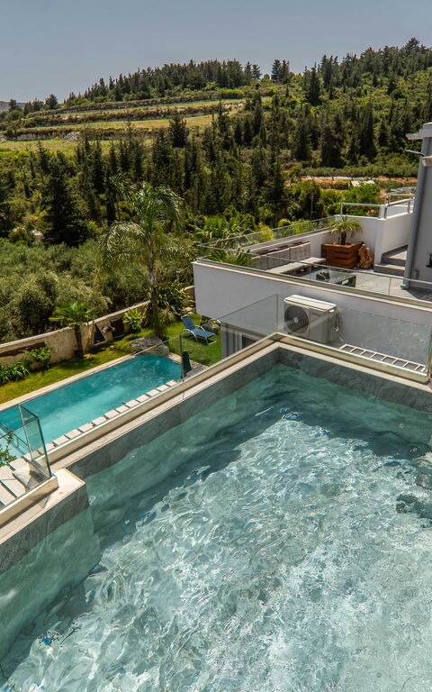 Villa Eftychia: pool, Udendørs, Visninger