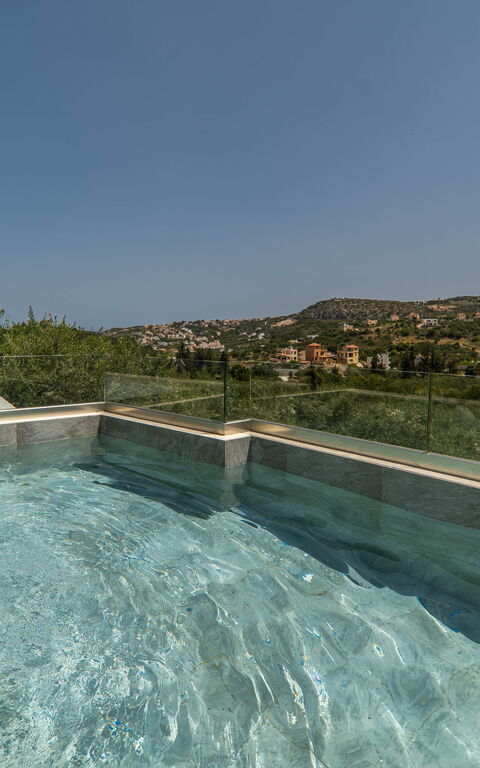 Villa Eftychia: pool, Udendørs