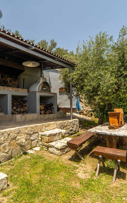 Villa Eftychia: Altan / terrasse / gårdhave, Have, Udendørs