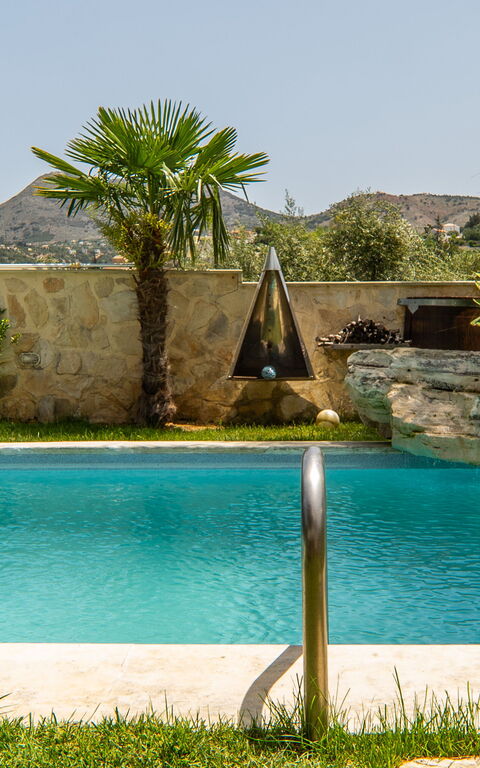 Villa Eftychia: pool, Udendørs, Visninger