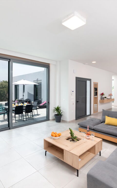 Villa Zaneti: Køkken, Stue