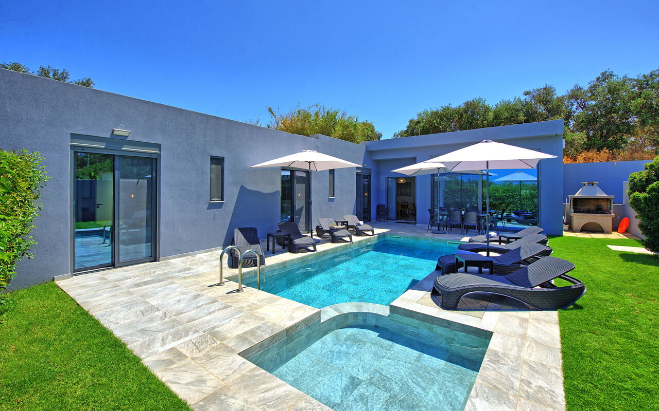 Villa Zaneti: Have, pool, Sommer, Udendørs, Udvendige