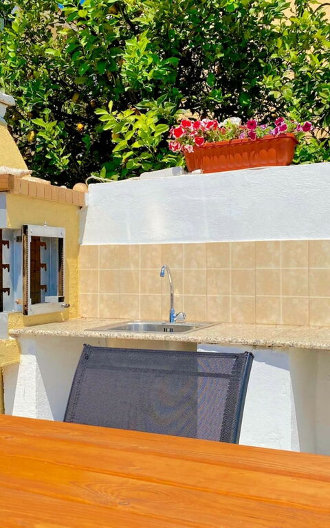 Villa Dinos: Altan / terrasse / gårdhave, Udendørs