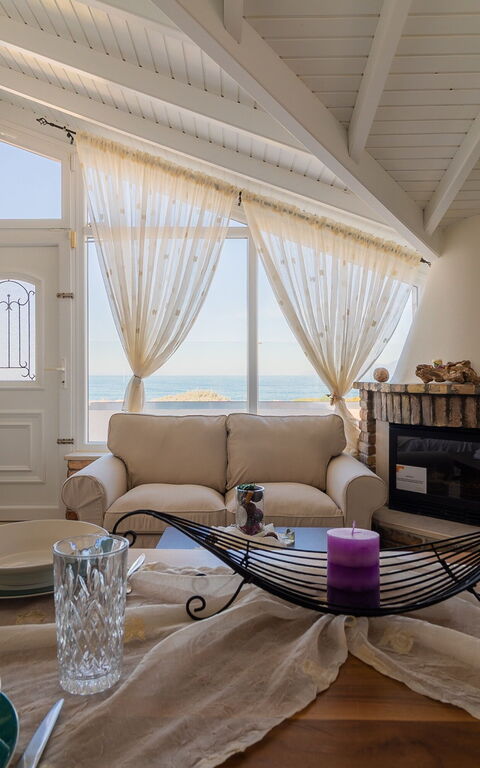 Beach Villa Athanasia: Stue