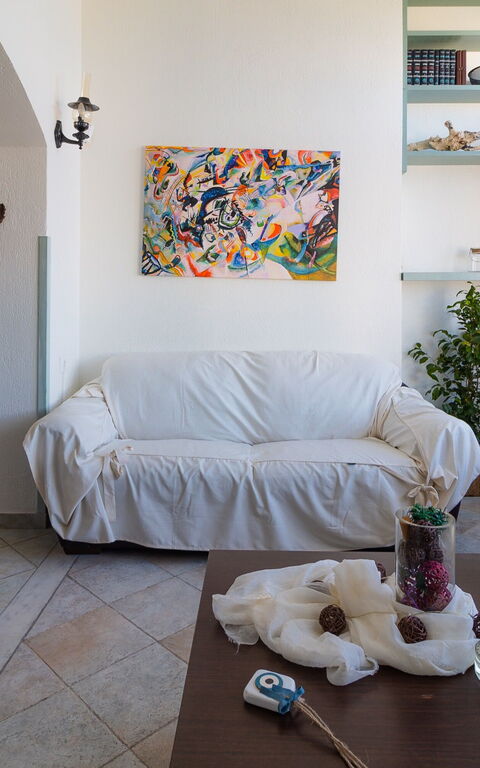 Beach Villa Athanasia: Stue