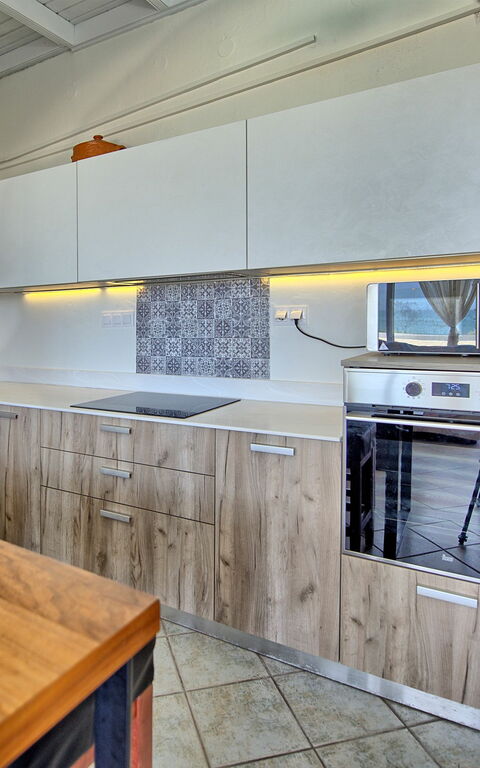 Beach Villa Athanasia: Køkken