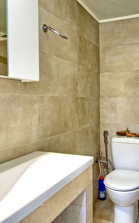 Beach Villa Athanasia: Badeværelse