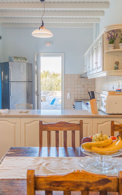 Villa Dimitris: Frokostlokale, Køkken