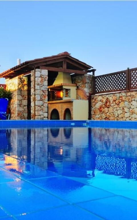 Villa Koules: Have, pool, Sommer, Udendørs