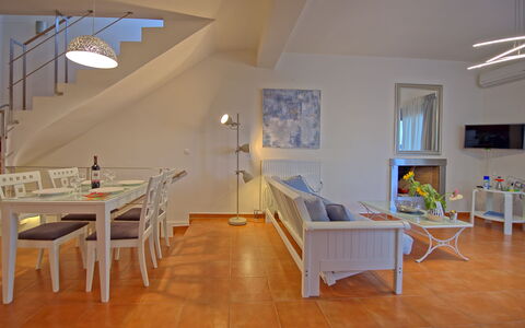 Feriebolig Kastellina: Frokostlokale, Stue