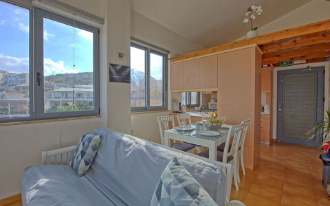 Feriebolig Emmanouela: Frokostlokale, Stue